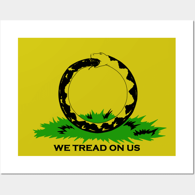 Gadsden Ouroboros Wall Art by Art of Lee Bokma